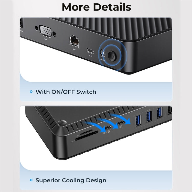 ORICO 20 in 1 Laptop Multifunction Docking Station DKA20