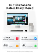 Orico 9958RU3-SV-BP 3.5" 5-Bays USB3.0 SATA HDD enclosure DAS