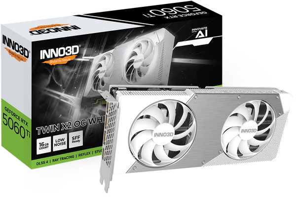INNO3D GeForce RTX 5060 Ti X2 OC White 16GB GDDR7