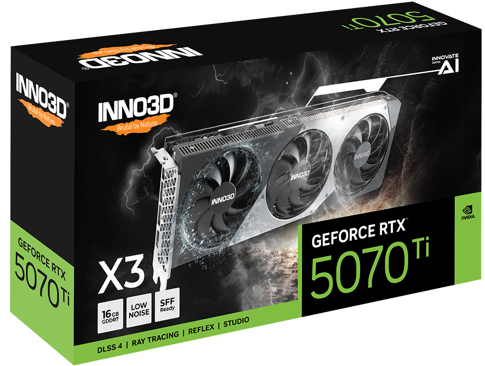 INNO3D GeForce RTX 5070 Ti X3 16GB GDDR7 (N507T3-16D7-176068N)