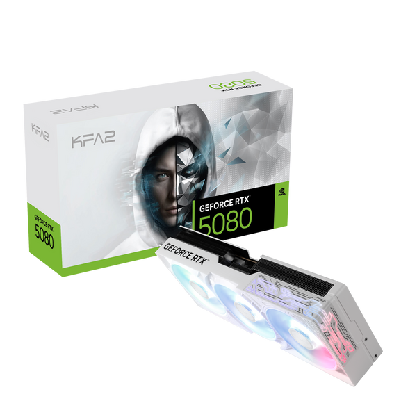 (少量現貨) GALAX GeForce RTX 5080 1-Click OC White 白色 16GB GDDR7 GA-DCN-RTX5080-1CLICKOC-WH