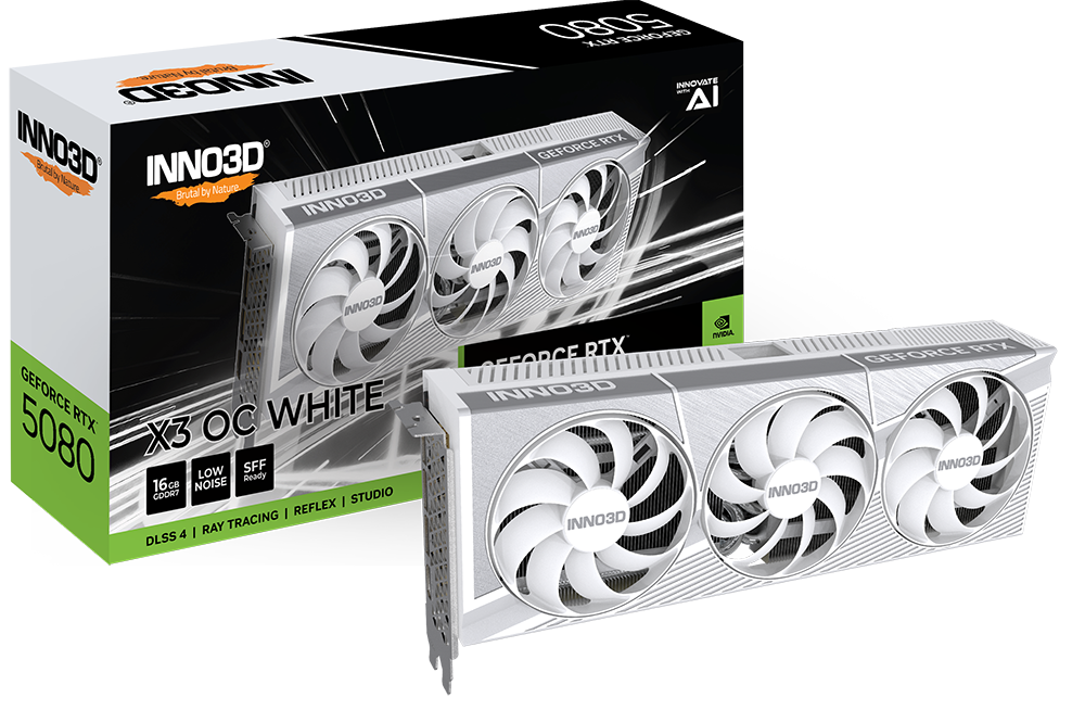 [新品未開封]INNO3D GeForce RTX5070Ti X3 OC WH INNO3D GEFORCE RTX™ 5070 TI X3 OC WHITE | INNO3D - GRAPHICS