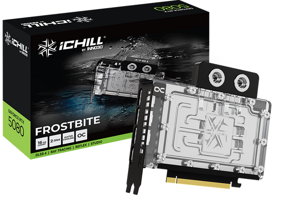 INNO3D GeForce RTX 5080 ICHILL X3 FROSBITE 16GB GDDR7