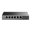 TP-Link TL-SF1006P 6 Port 10/100 Mbps Desktop PoE Switch With 4 Port PoE+ (67W)