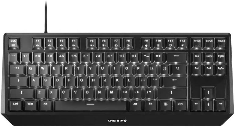 CHERRY G80-3811 MX BOARD 1.0 TKL white light mechanical keyboard (brown axis English) G80-3811HUAEU-2