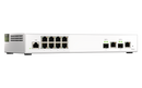 QNAP QSW-M2108-2C 2 Ports 10GbE + 8 Ports 2.5GbE Layer 2 Managed Switch
