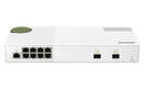 QNAP QSW-M2108-2S 2 Ports 10GbE + 8 Ports 2.5GbE Layer 2 Managed Switch