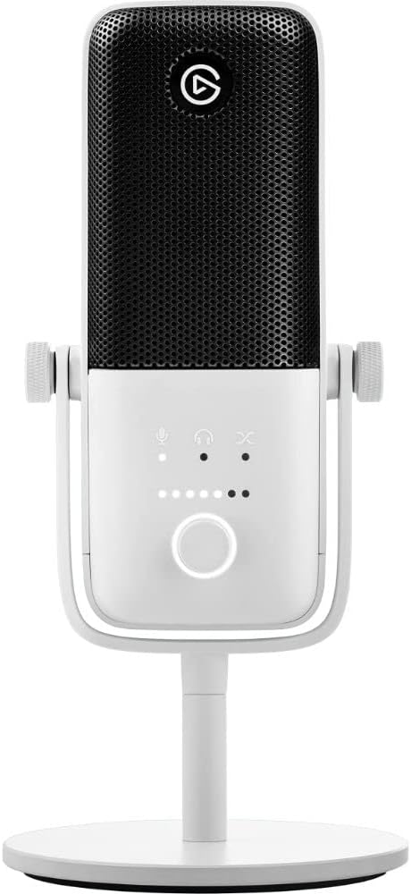[Elgato New Year Promotion] Elgato Wave:3 24-bits 96kHz Premium White White Premium USB Condenser Microphone (CO-EL-WAVE:3-W) 