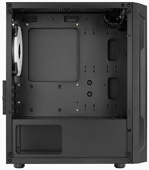AeroCool Trinity Mini FRGB Black Tempered Glass Micro-ATX Case 