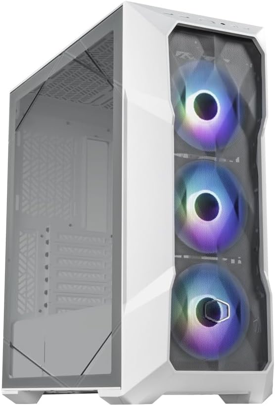 Cooler Master MasterBox TD500 V2 Mesh White 白色 ARGB Tempered Glass ATX Case TD500V2-WGNN-STU