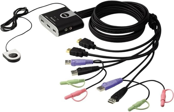 ATEN CS692 2 Port HDMI USB KVM Switch w/外接式切換按鍵
