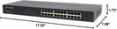 TP-Link TL-SG1024 Gigabit Desktop/1U 19" Rack Mountable Steel Case Switch