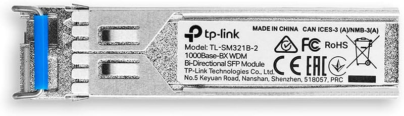 TP-Link TL-SM321B-2 Gigabit Single-Mode WDM Bi-Directional SFP Module (TP-NE-SM321B-2)