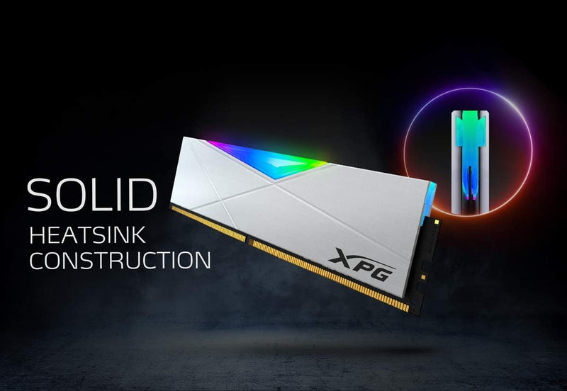 ADATA 16GB Kit (2x8GB) XPG SPECTRIX D50 White AX4U32008G16A-DW50 RGB DDR4 3200MHz Memory 