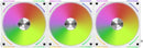 LIAN LI UNI Fan AL120 V2 RGB WHITE (白色) 3xFan Kit with Controller UF-AL120V2-3W