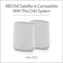 NETGEAR Orbi RBS760 AX5400 WiFi Whole Home Tri-Band 6 Mesh WiFi Satellite