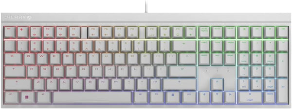 CHERRY MX 2.0S RGB 白框 機械式鍵盤 (青軸) G80-3821