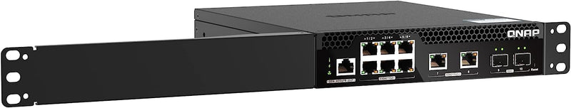 QNAP QSW-M2106PR-2S2T Half-Rackmount Switch 10GbE and 2.5GbE PoE++ Layer 2 Web Managed Switch