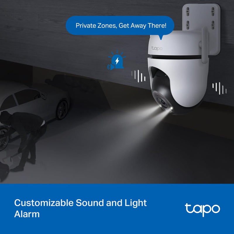 TP-Link Tapo C520WS 4MP 2K Outdoor Pan/Tilt Security Wi-Fi Camera 1440P AI 防水旋轉式 Wi-Fi 攝影機