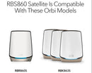 NETGEAR RBS860 Orbi Mesh AX6000 Tri Band Satellite WiFi 6 Router