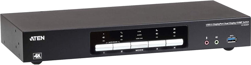 ATEN CS1944DP 4 Port USB 3.1 Gen1 True 4K DisplayPort 1.2 Dual Display KVMP Switch