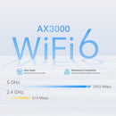 TP-Link Deco X50-4G 4G+AX3000 Whole Home Mesh WiFi 6 System