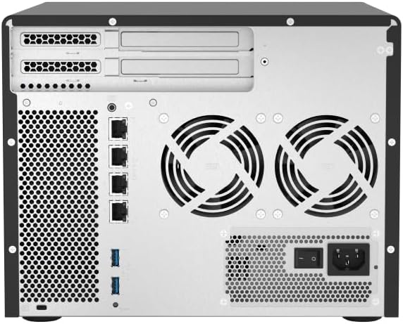 QNAP TS-h886-D1620-16G QuTS Hero 8-Bay NAS (Intel Xeon D-1620 CPU, 16GB UDIMM DDR4 ECC (2 x 8GB))