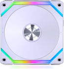 LIAN LI UNI FAN SL120 V2 RGB 白色 12CM Case Fan(UF-SL120V2-1W)