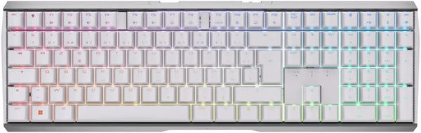 CHERRY MX 3.0S Wireless RGB 白色 無線機械式鍵盤 (靜音紅軸) G80-3872 *送CHERRY MW2400無線滑鼠