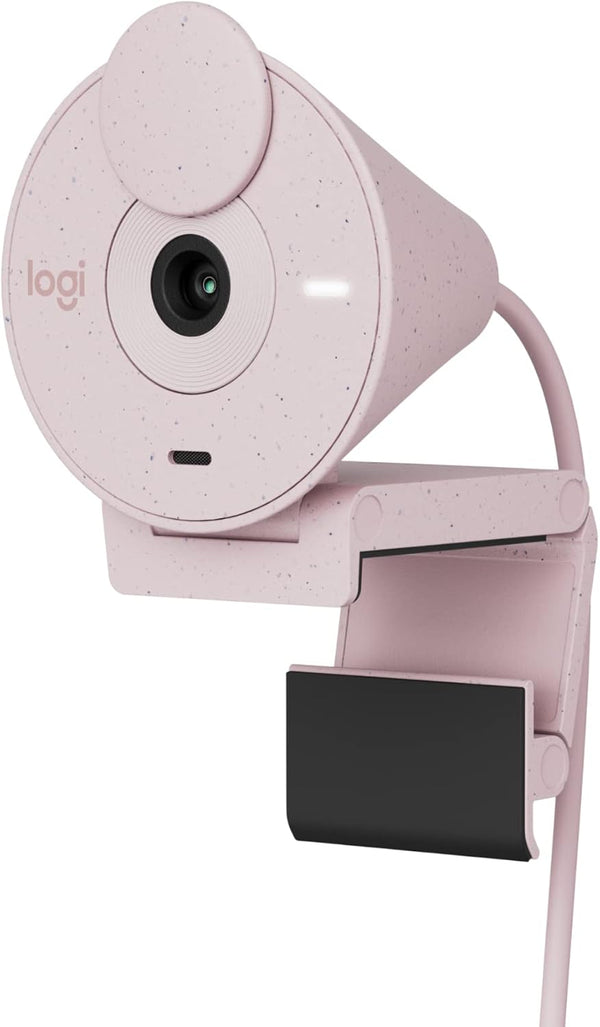 Logitech Brio 300 Full HD Webcam - Rose Pink 960-001449 Original licensed product