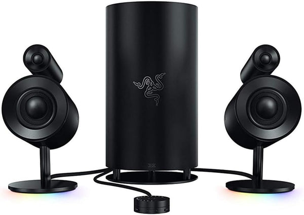 [RAZER Gaming Products – December Promotion] Razer Nommo Pro 2.1 Gaming Speaker System (THX Certified 2.1 Virtual Surround Gaming Speakers) RZ05-02470100-R3B1 