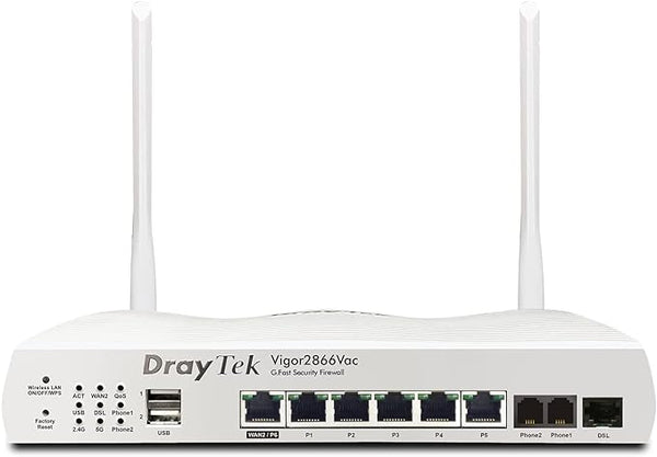 DrayTek VIGOR-2135VAC Vigor 2135 with AC1300 WiFi &amp; 2*FXS VoIP ports 