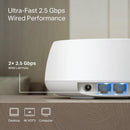 TP-Link Deco BE25 BE5000 Whole Home Mesh WiFi 7 System (1件裝)