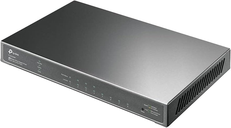 TP-Link TL-SG2008P JetStream 8-Port Gigabit Smart Switch with 4-Port PoE+ (62W)