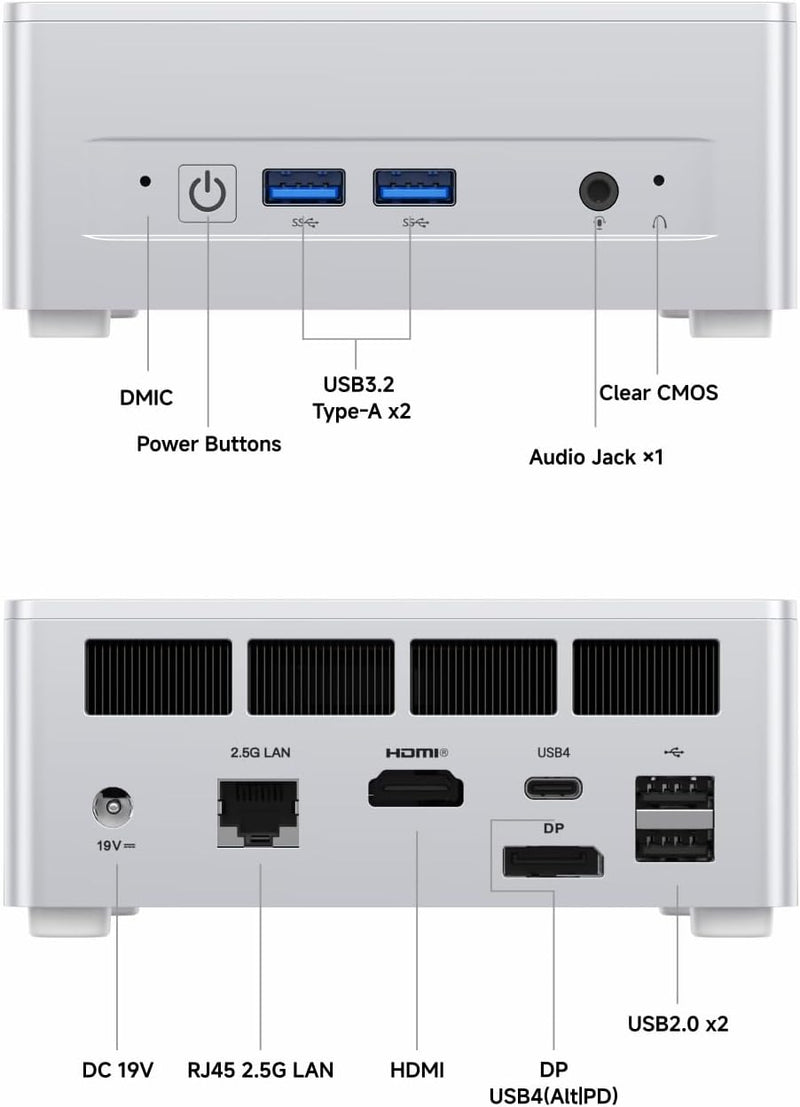 Minisforum CS-MUM870S UM870 Slim Mini-PC (AMD Ryzen 7 8745H, 16GB, 1TB SSD, Windows 11 Home)