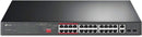 TP-Link TL-SL1226P 24 Port 10/100 Mbps 2 Port Gigabit Unmanaged PoE+ Switch (250W)