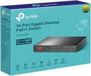 TP-Link TL-SG1210PP 10-Port Gigabit Desktop Switch with 6-Port PoE+ and 2-Port PoE++ (123W)