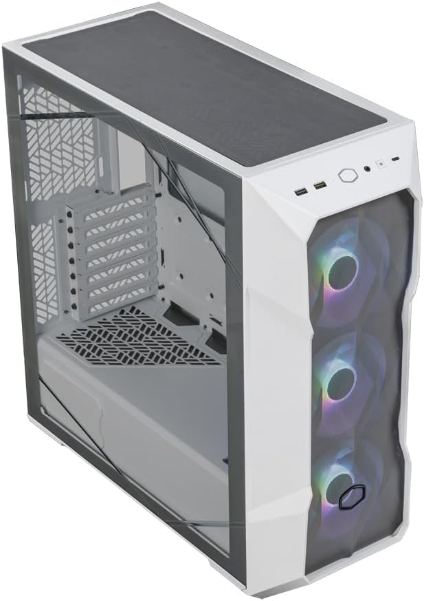 Cooler Master MasterBox TD500 V2 Mesh White 白色 ARGB Tempered Glass ATX Case TD500V2-WGNN-STU