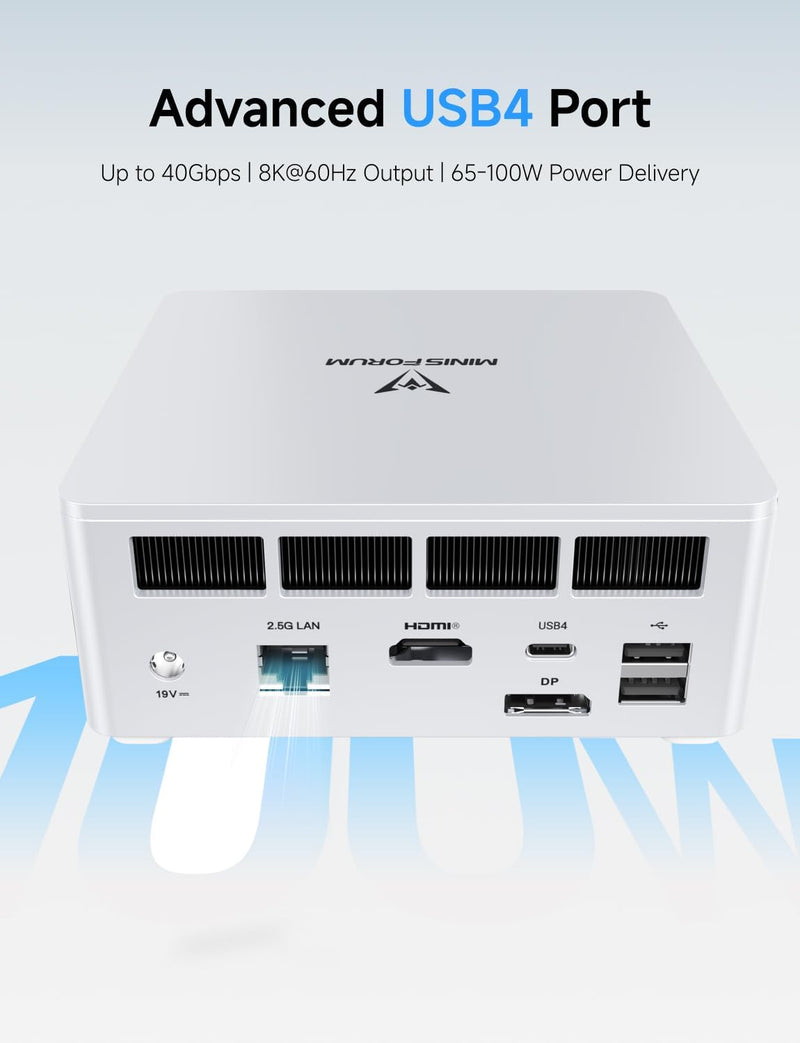 Minisforum CS-MUM870S UM870 Slim Mini-PC (AMD Ryzen 7 8745H, 16GB, 1TB SSD, Windows 11 Home)