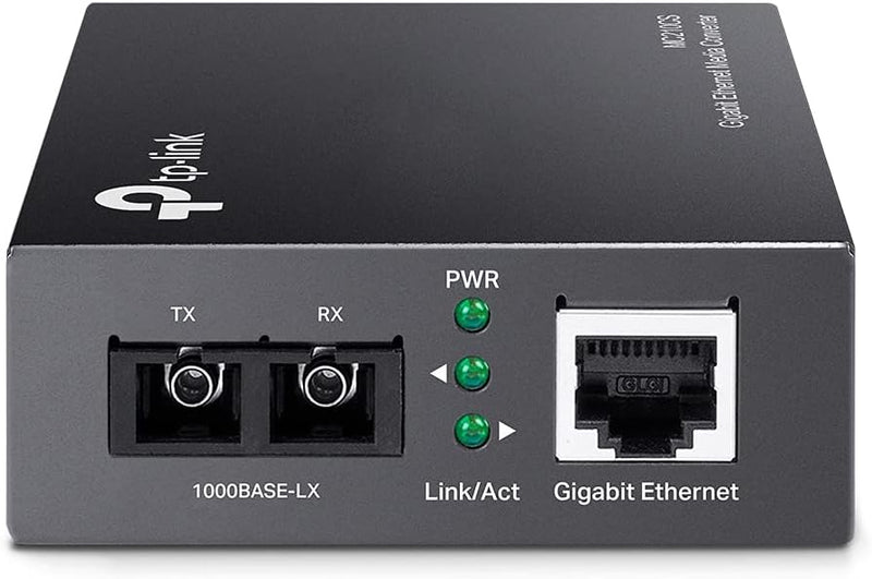 TP-Link MC210CS 10/100/1000 Mbps RJ45 to 1000 Mbps Single-Mode SC Fiber Converter (TP-NE-MC210CS)