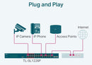 TP-Link TL-SL1226P 24 Port 10/100 Mbps 2 Port Gigabit Unmanaged PoE+ Switch (250W)