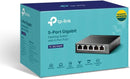 TP-Link TL-SG1005P 5-Port Gigabit Desktop Switch with 4-Port PoE+ (65w)