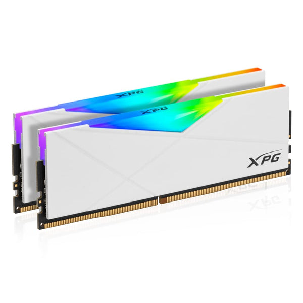 ADATA 32GB Kit (2x16GB) XPG SPECTRIX D50 White AX4U320016G16A-DW50 RGB DDR4 3200MHz Memory 