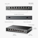 TP-Link TL-SG108S 8-Port Gigabit Desktop Steel Case Switch
