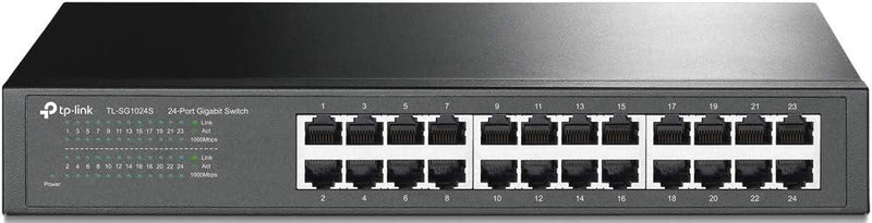 TP-Link TL-SG1024S 24-Port Gigabit 1U 13" Rack Mountable Steel Case Switch 
