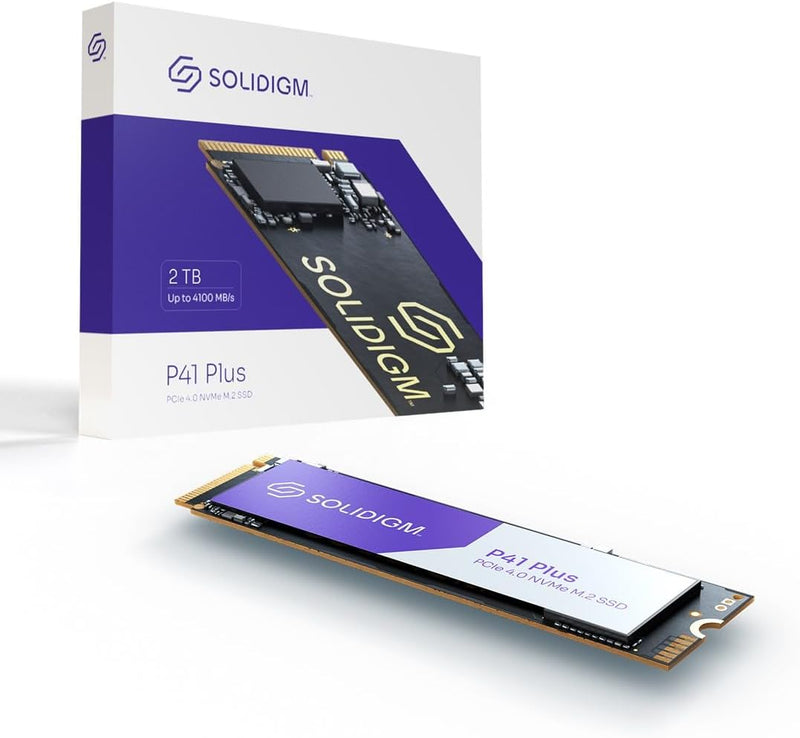 Solidigm (Intel) 2TB P41 Plus SSDPFKNU020TZX1 M.2 2280 PCIe Gen4 x4 SSD