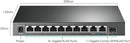 TP-Link Omada TL-SG1210MPE 10 Port Gigabit Easy Smart Switch with 8 Port PoE+ (123W)