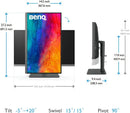 BenQ PD2706U PD90w 專業顯示器 (27"、3840 x 2160 (UHD)、IPS、16:9、60Hz) - 3年上門保養