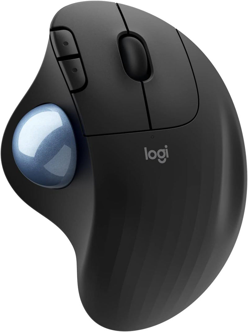 Logitech Ergo M575S Trackball Mouse Wireless Trackball Mouse - Graphite Graphite Gray 910-007031 Original Licensed 