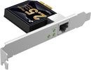 TP-Link TX201 2.5 Gigabit Ethernet PCIe Network Adapter with Low-Profile and Full-Height Brackets
